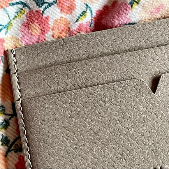 Von Holzhausen The Credit Card Holder 0322 beige tan minimalist - Picture 4 of 6